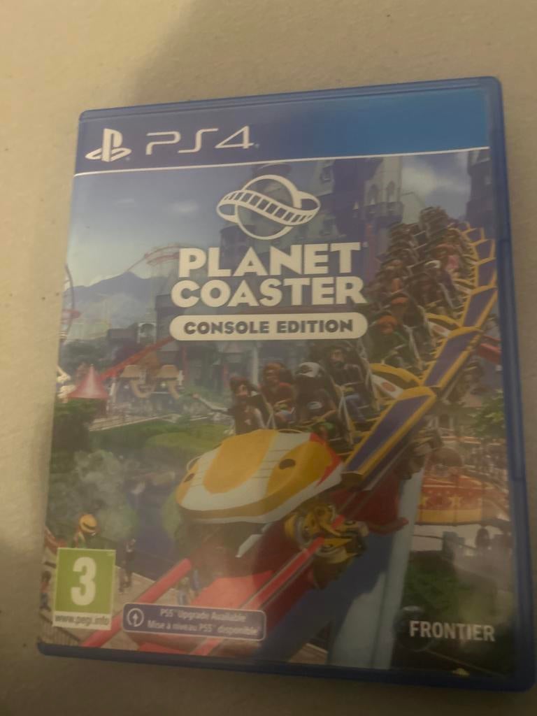 Planet Coaster PS4 - Bouw je eigen achtbaan!, Ophalen, Gebruikt, Zonder controller, Met games