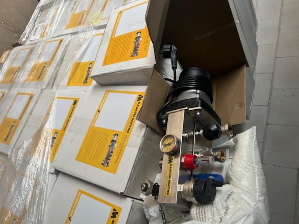 Vloerverwarming set-PE RT 17-2 slang  5 laags verdeler A+++, Doe-het-zelf en Verbouw, Verwarming en Radiatoren, Ophalen, Minder dan 30 cm