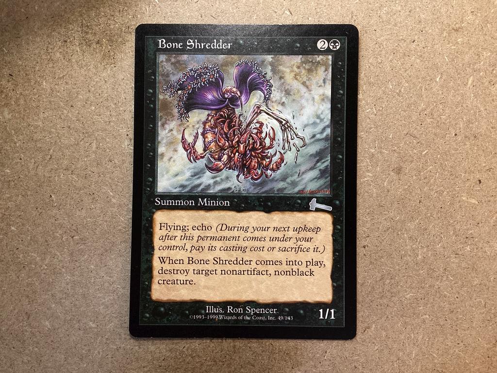1x Bone Shredder [049/143] (Excellent), Ophalen of Verzenden, Zo goed als nieuw, Losse kaart