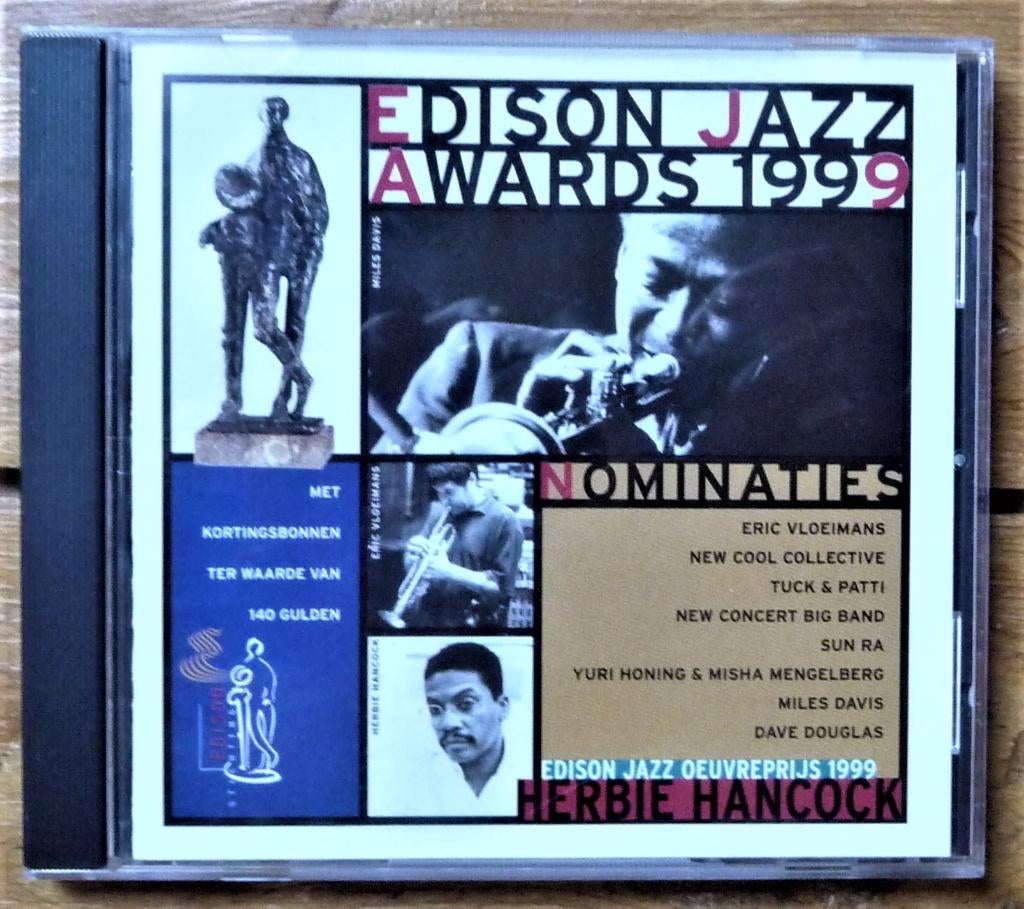 Edison Jazz Awards 1999 – Nominaties, Ophalen of Verzenden, 1980 tot heden, Gebruikt, Jazz