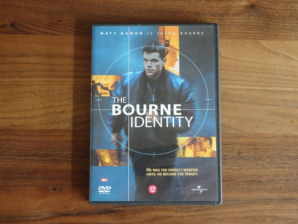 The Bourne Identity dvd, Vanaf 12 jaar, Ophalen of Verzenden, Gebruikt