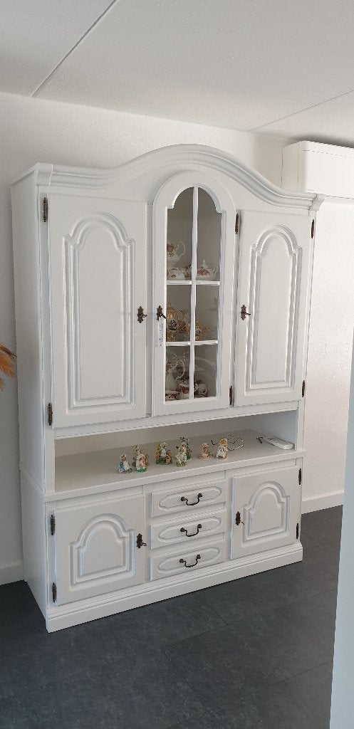 Wandkast met vitrine. Uiterlijk 15/10/26, Ophalen, Gebruikt, 25 tot 50 cm, Minder dan 100 cm