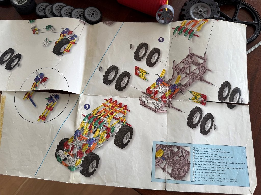 K'nex (koffertje vol met Knex), Ophalen of Verzenden, Zo goed als nieuw, K'nex