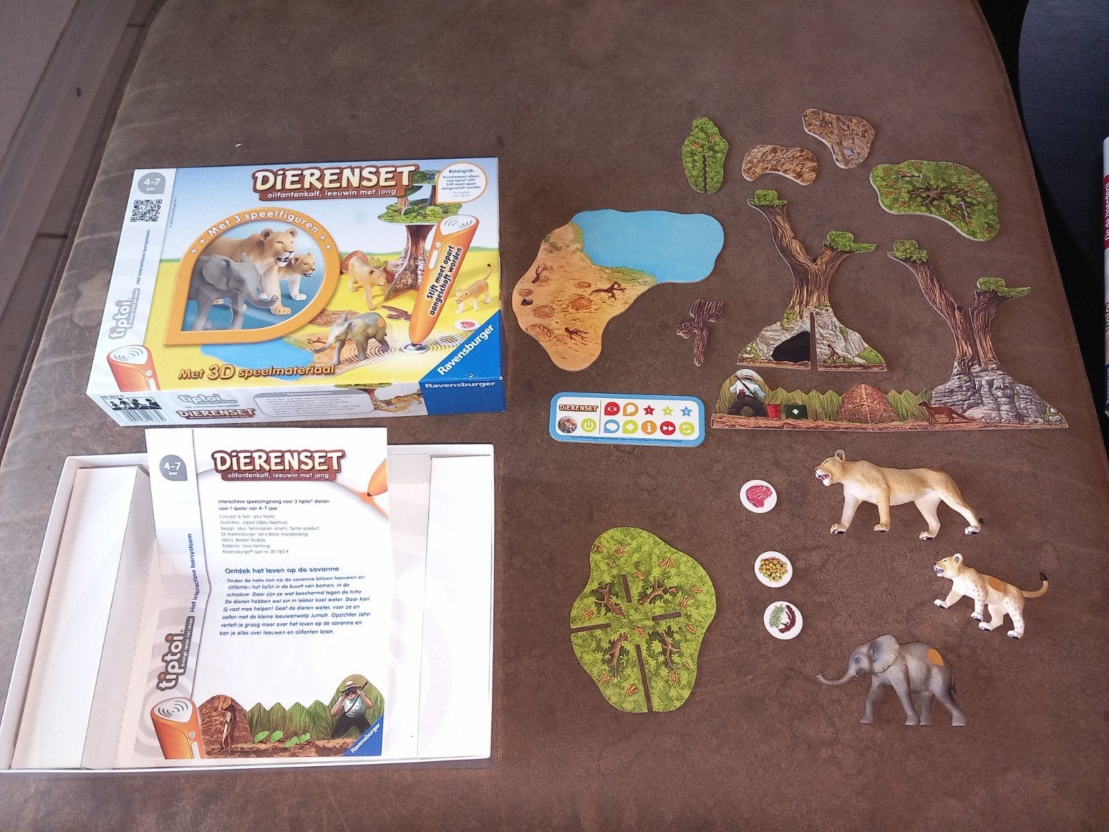 Ravensburger Tiptoi Dierenset met 3D speelplaat, Kinderen en Baby's, Speelgoed | Educatief en Creatief, Ophalen of Verzenden, .