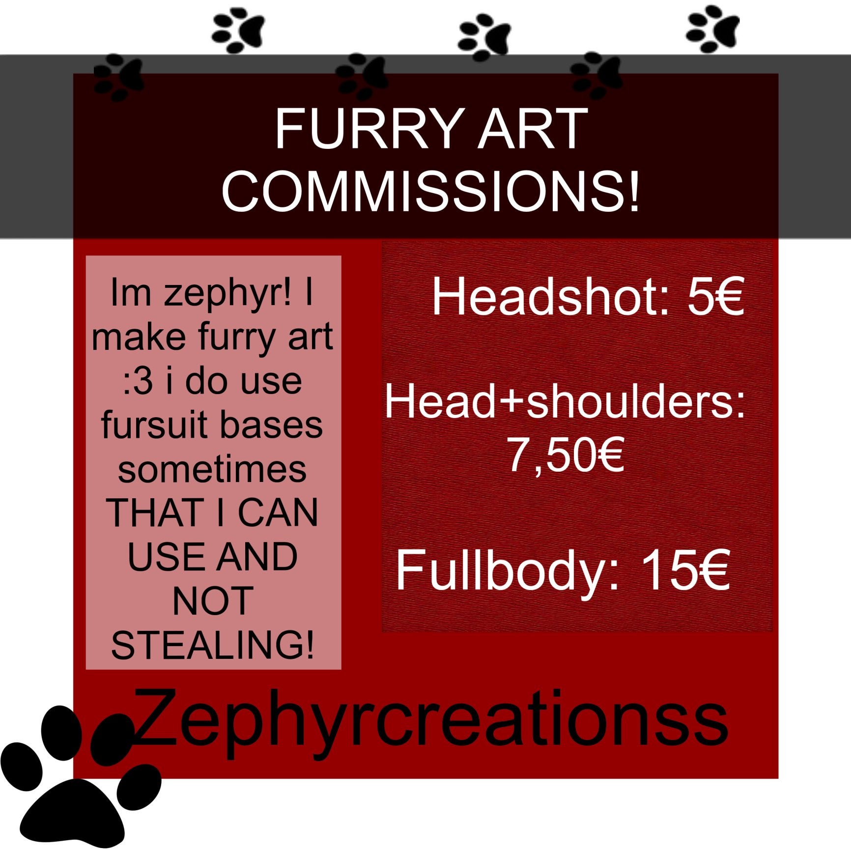 ART COMMISSIONS!, Ophalen of Verzenden, Zo goed als nieuw, Overige onderwerpen