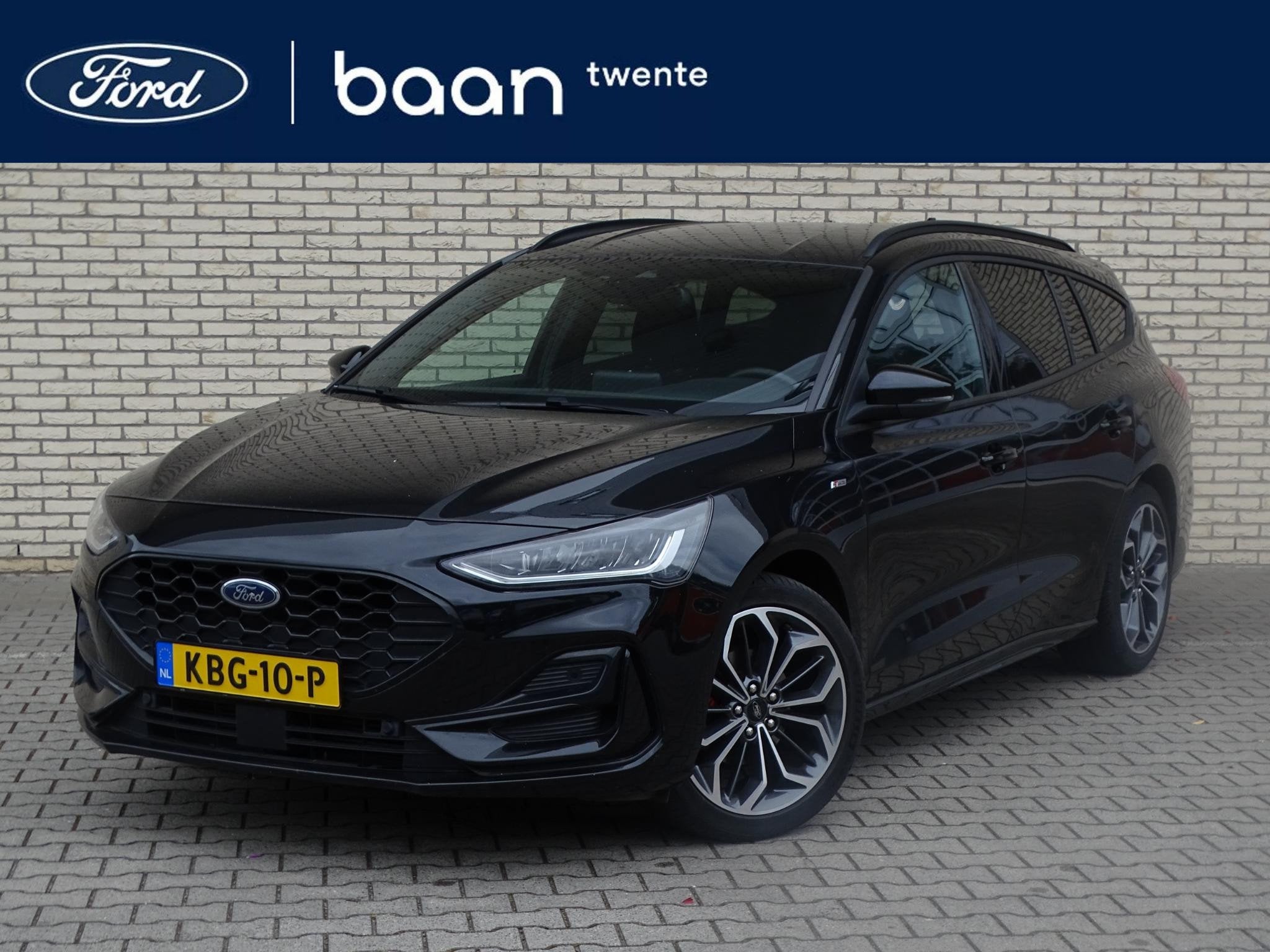 Ford Focus Wagon 1.0 EcoBoost Hybrid ST Line | 18 inch | Win, Stof, Gebruikt, Zwart, Lane Keeping Assist