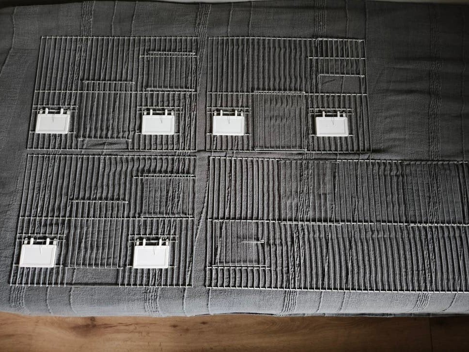 frontjes voor broedkooien vogels, Dieren en Toebehoren, Ophalen of Verzenden, Metaal, Broedkooi of Kweekkooi