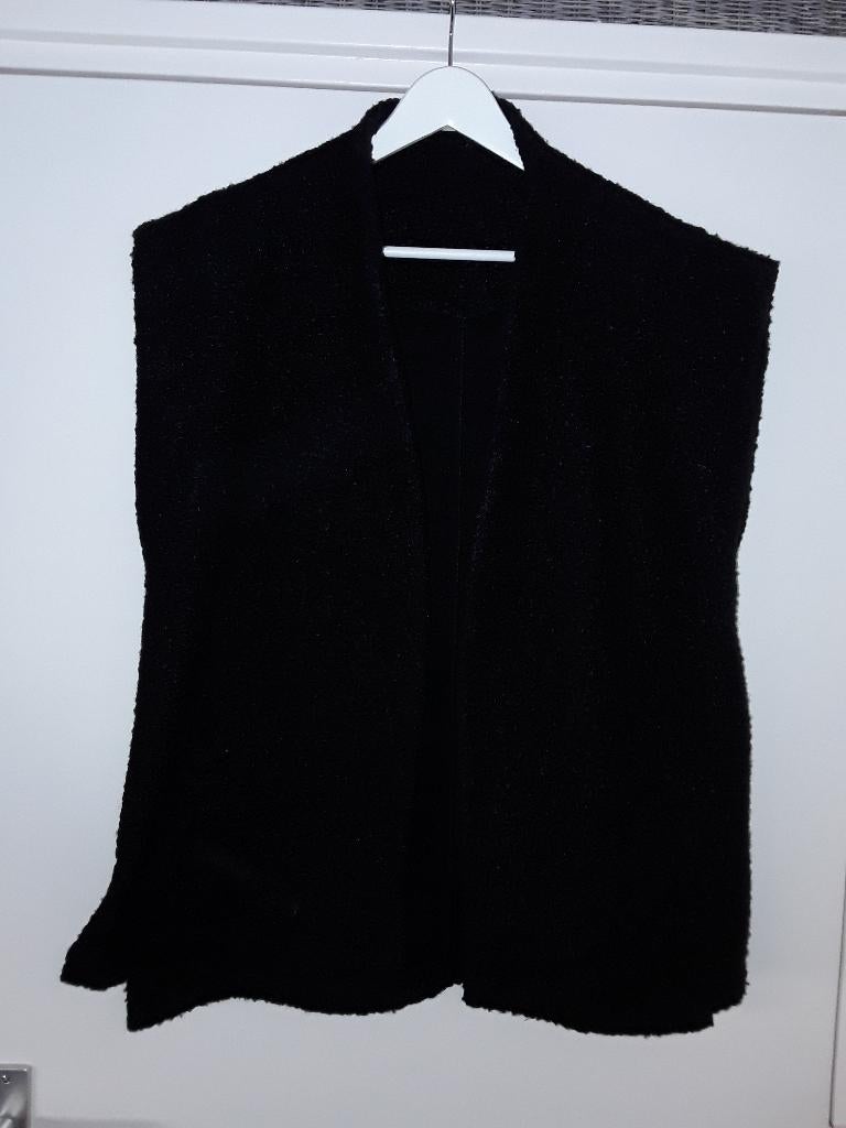 Circle of Trust Zwarte Bouclé Bodywarmer Vest Maat Large, Kleding | Dames, Bodywarmers, Zwart, Maat 42/44 (L), Nieuw, Ophalen of Verzenden
