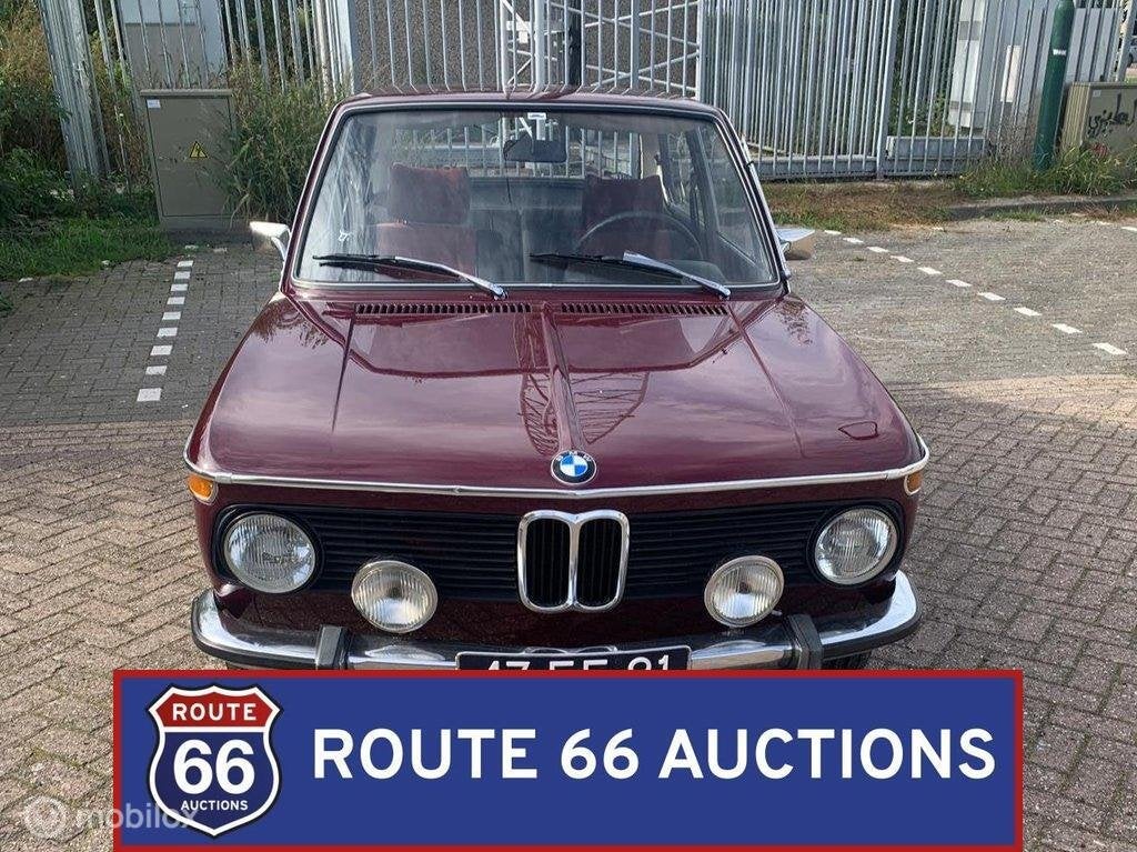 BMW 2002 tii Touring | 1974 | Route 66 Auctions, Overige carrosserieën, Zwart, Bedrijf, Handgeschakeld