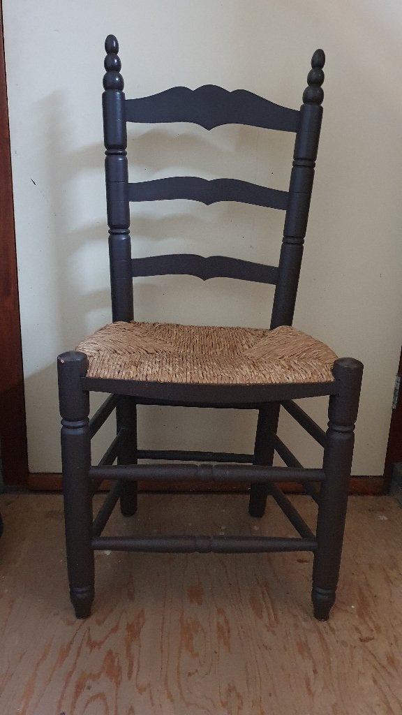 Vintage/retro oud hollandse stoel +biezen zitting, prima, Ophalen, Zo goed als nieuw, Hout, Eén