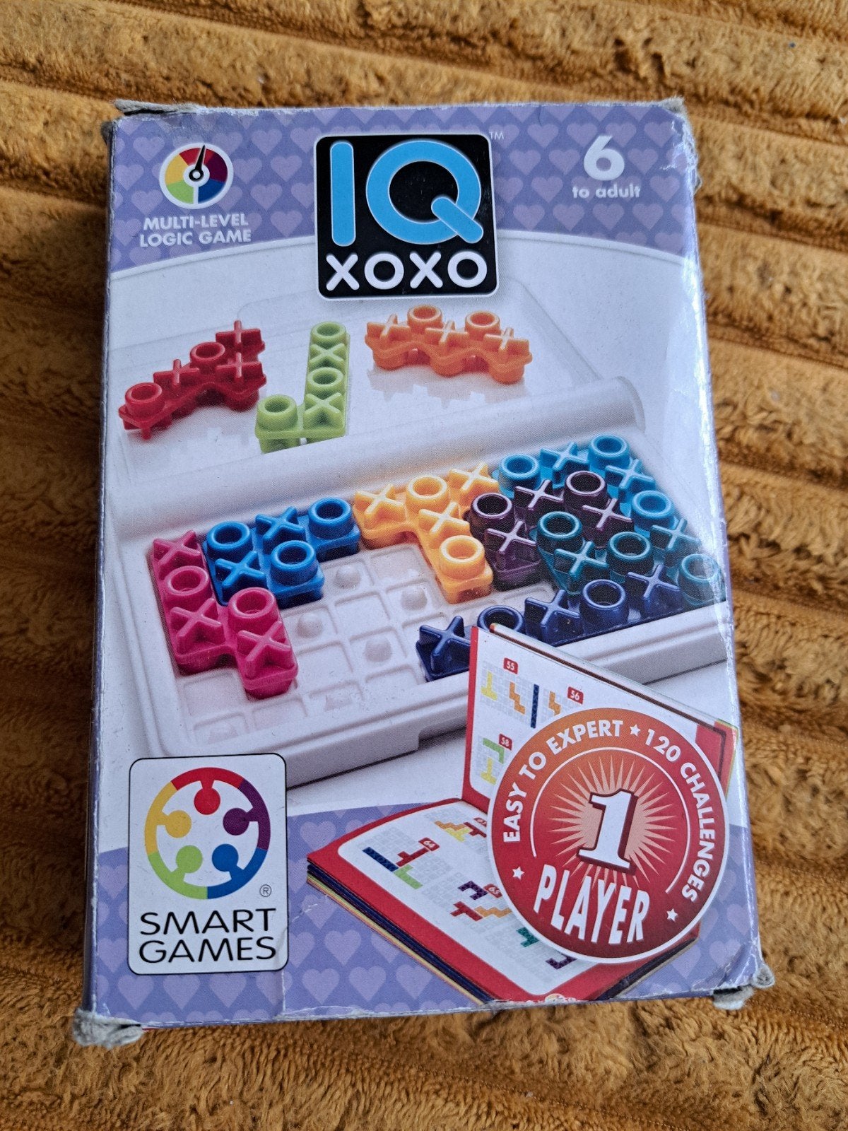 IQ XOXO SmartGames - Multi-level logica spel, Een of twee spelers, Ophalen of Verzenden, Zo goed als nieuw, SmartGames