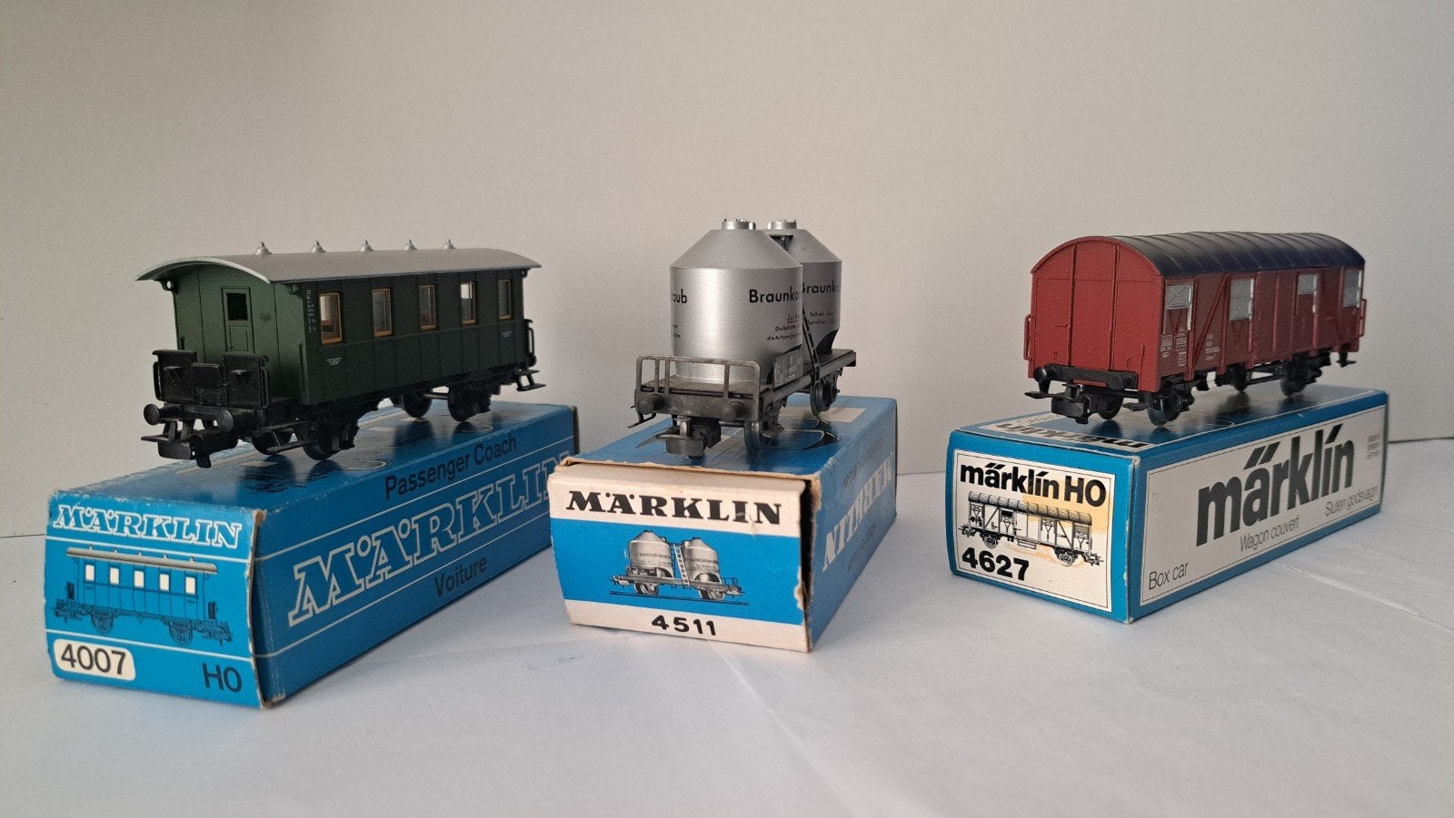 Märklin 4007,4511 en 4627, Hobby en Vrije tijd, Modeltreinen | H0, Wisselstroom, Ophalen of Verzenden, Märklin, Nieuw