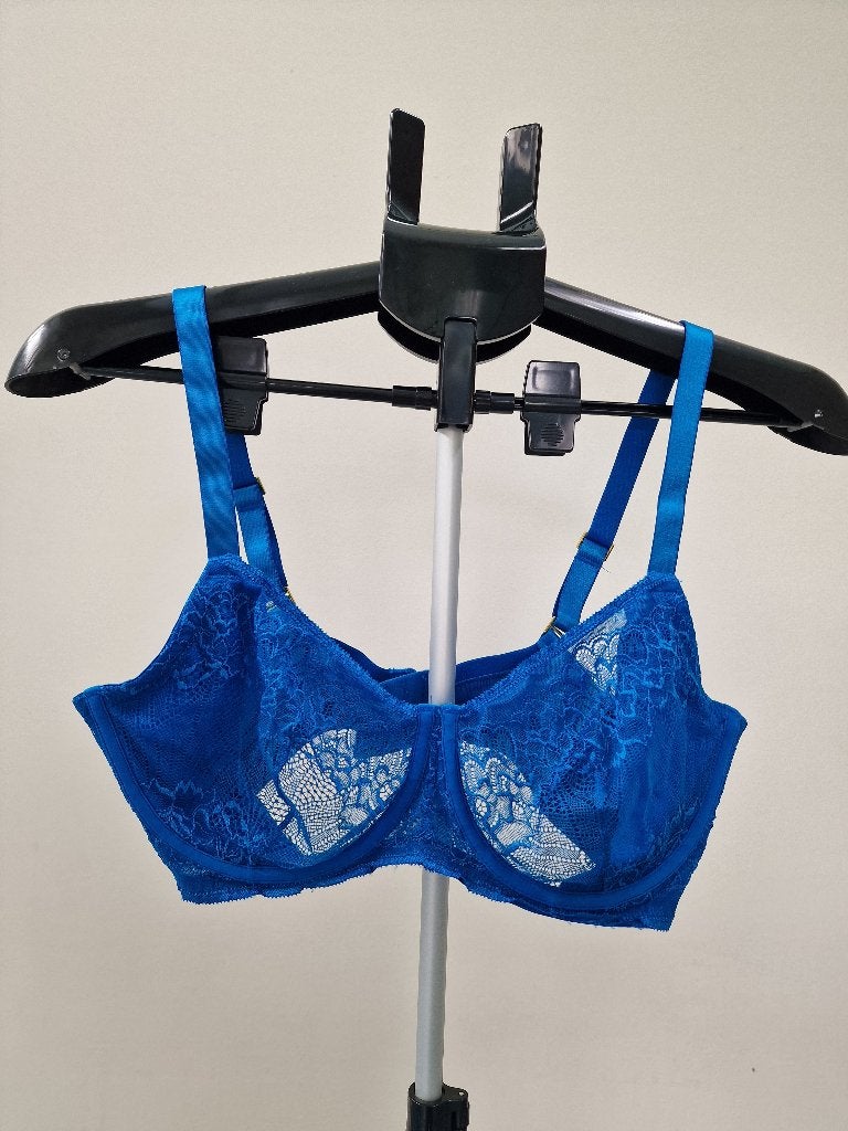 Sapph bh blauw kant 80D luxe lingerie, Ophalen of Verzenden, Blauw, BH
