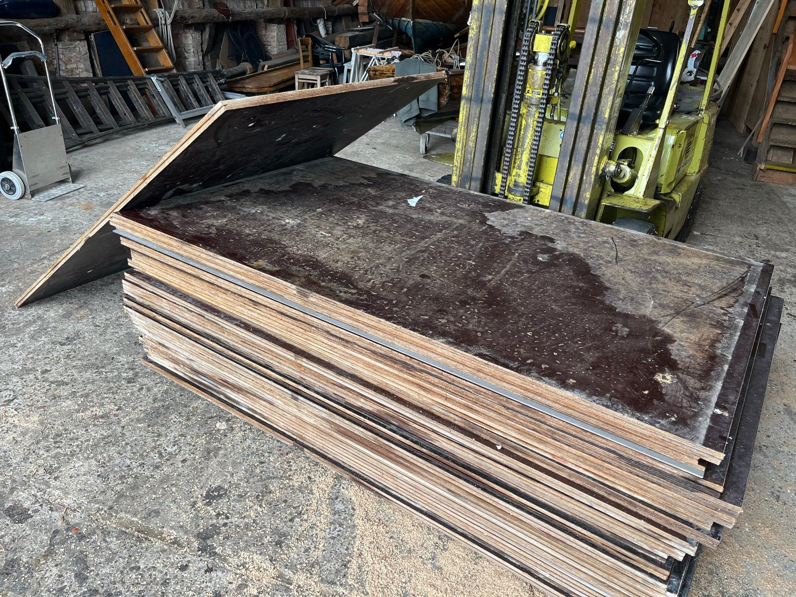 Gebruikte watervast betonplex 28 mm, Ophalen, Gebruikt, Betonplex, 20 tot 50 mm