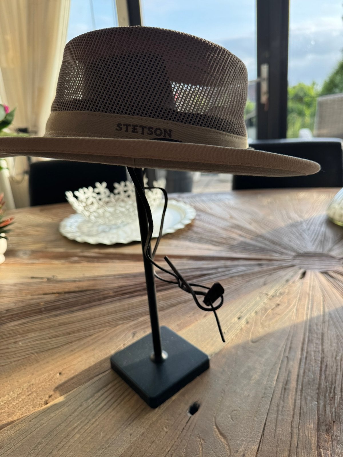Stetson Hoed Safari. Nieuw - 58 - 59 .cm, Kleding | Dames, Hoeden en Petten, Ophalen of Verzenden, Nieuw, 58 cm (L, 7¼ inch) of meer