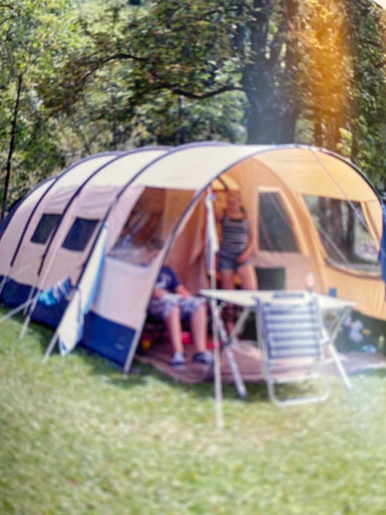 Bolzano tunneltent 330, Caravans en Kamperen, Tenten, Ophalen, Gebruikt, Tot en met 4