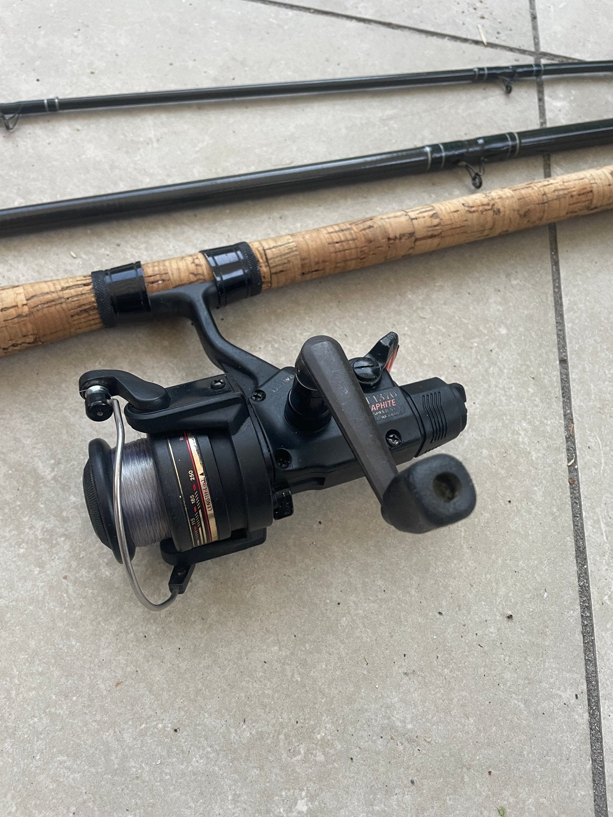 Oldskool Neocarbon Penhengel 3,90m met Daiwa ST1370, Watersport en Boten, Ophalen, Gebruikt, Complete hengel