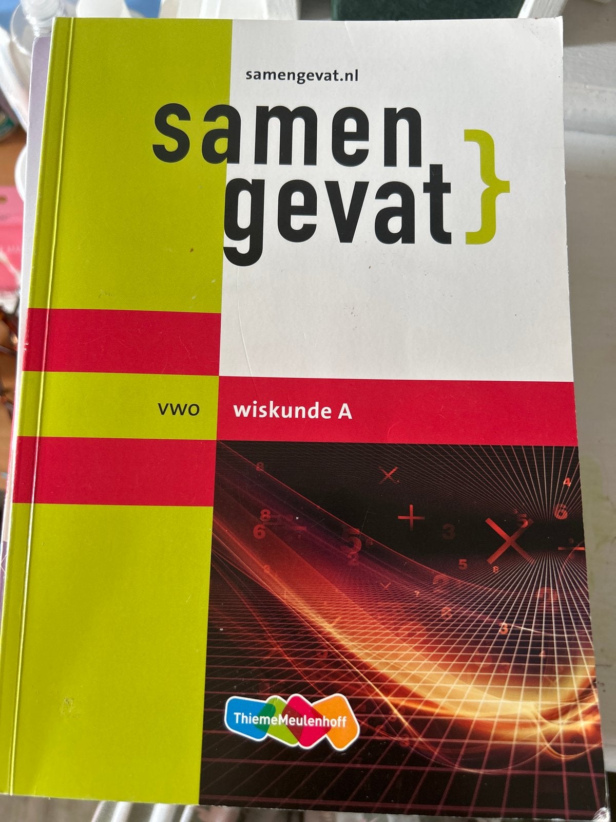 Samengevat VWO Wiskunde A - ThiemeMeulenhoff, Ophalen of Verzenden, Gelezen, VWO, Wiskunde A