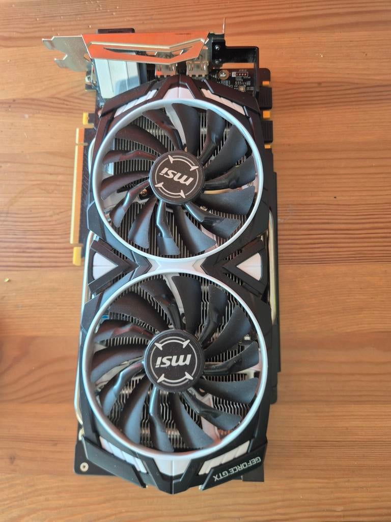MSI GeForce GTX 1080 Ti ARMOR 11G OC Videokaart, Computers en Software, Videokaarten, Zo goed als nieuw, PCI-Express 3.0, GDDR5