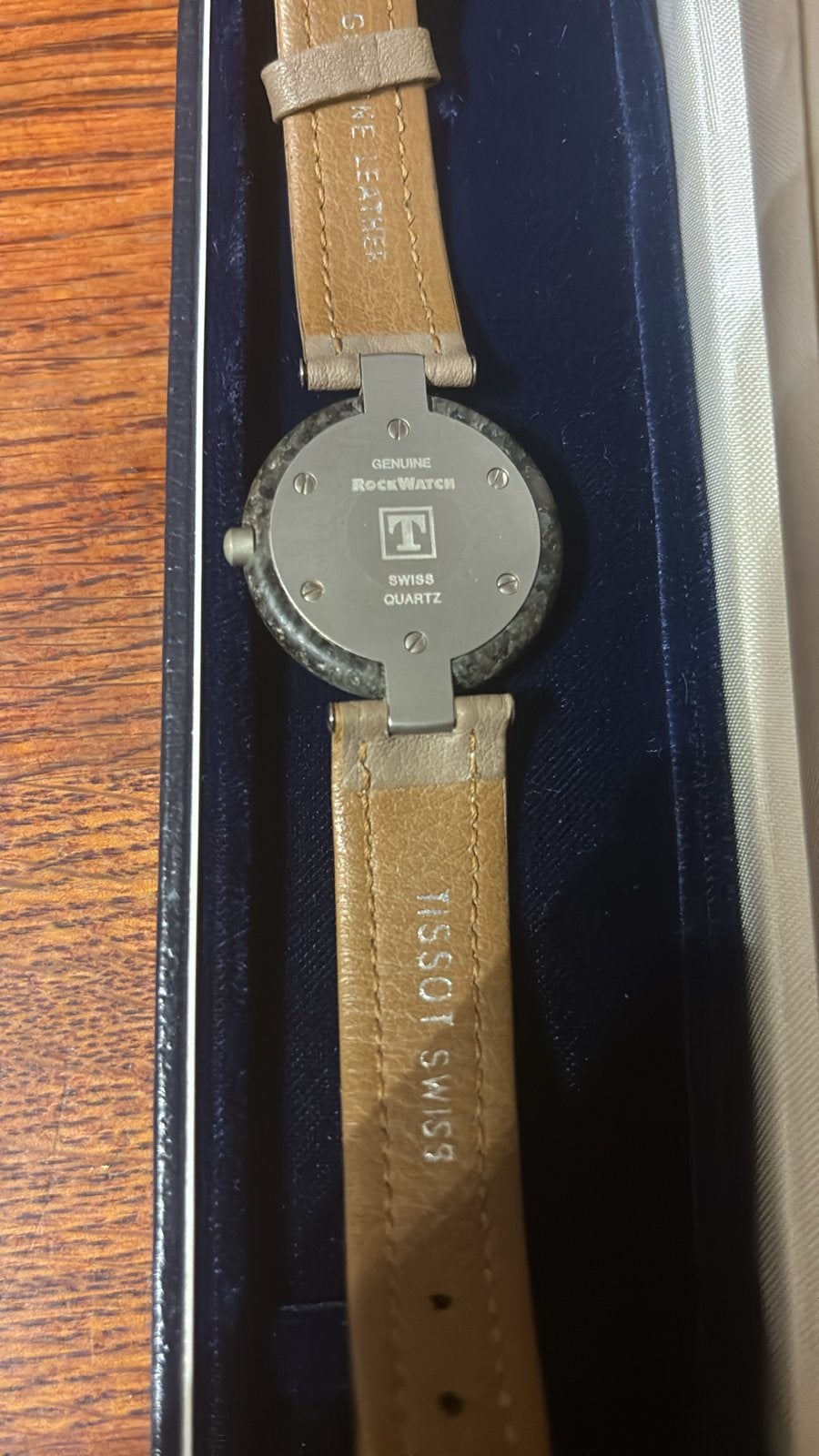 Tissot Rockwatch Swiss Quartz Polshorloge, Overige merken, Overige materialen, Leer, Polshorloge