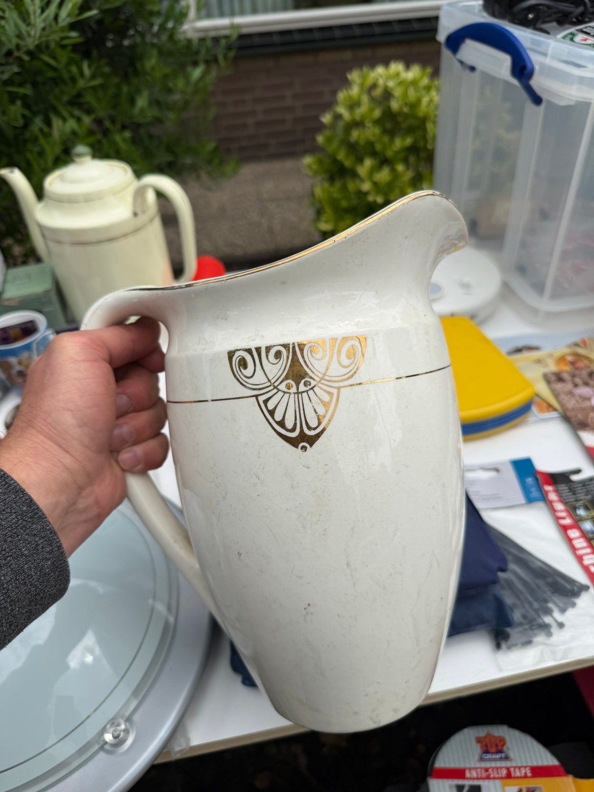 Waterkan, Ophalen