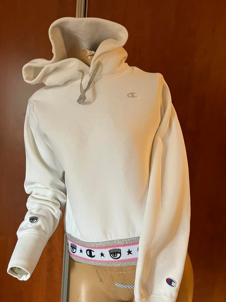 Chiara Ferragni x Chiampon  Sweater S origineel ZGAN, Wit, G, T, Ophalen of Verzenden