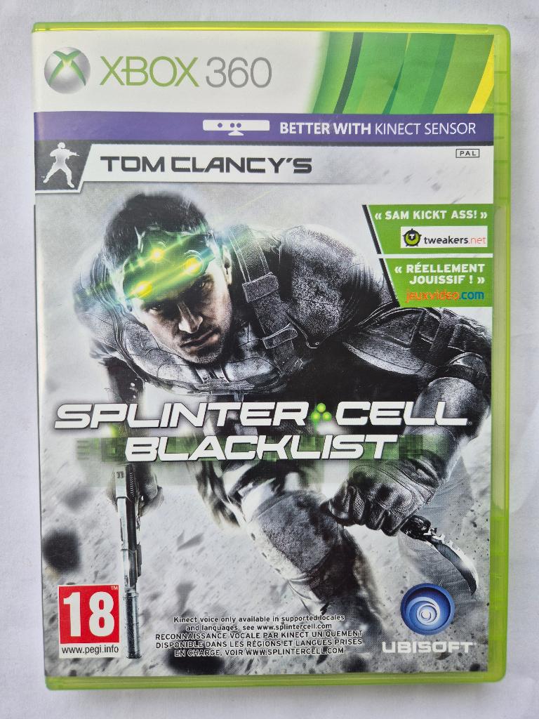 SPLINTER CELL blacklist, 1 speler, Ophalen of Verzenden, Gebruikt, Vanaf 3 jaar