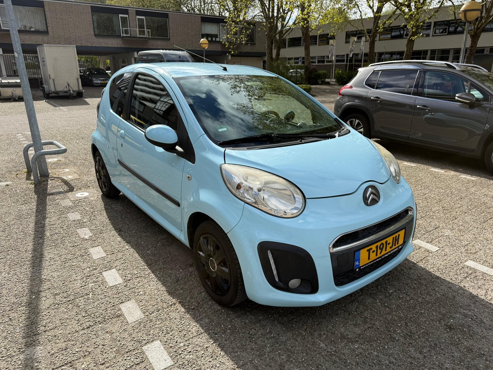 Citroën C1 1.0 3-DRS 2013 Blauw, nieuwe apk, Voorwielaandrijving, C1, Handgeschakeld, Particulier