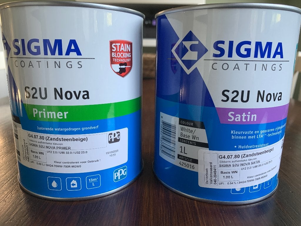 Sigma Verf, Beige, Nieuw, Ophalen of Verzenden, Verf