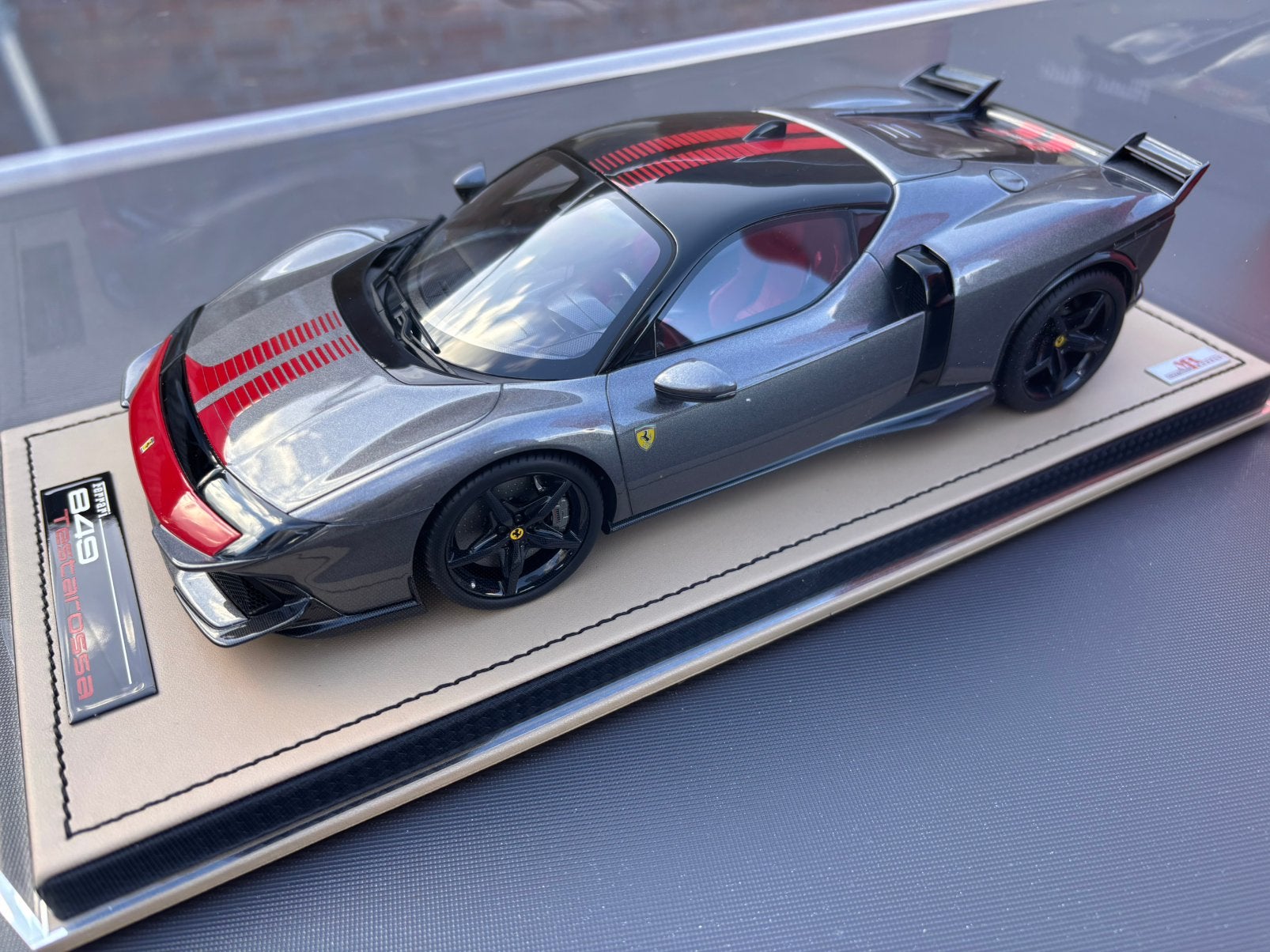 Ferrari 849 Testarossa Asseto Fiorano grigio MR 1:18 NIEUW, Overige merken, MR, ., Nieuw