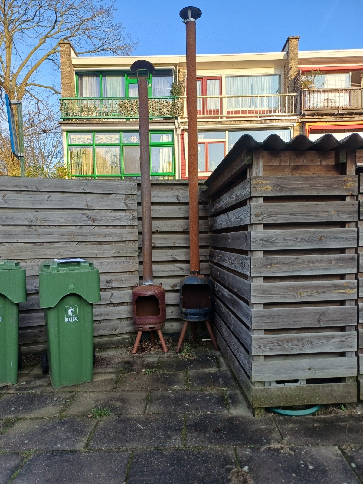tuinkachel,potkachel,houtbrander,terraskachel, Tuin en Terras, Haardhout, Ophalen of Verzenden
