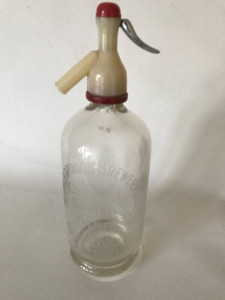 Art Deco Glazen spuitwater flacon - Blenheim - Sodawater Cry, Ophalen of Verzenden