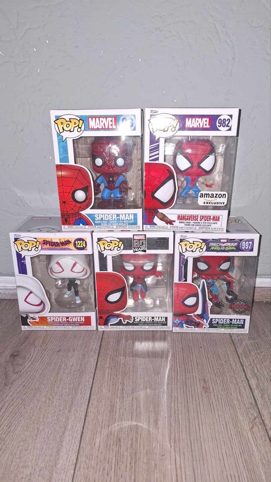 Funko Pop! Spider-Man Collectie (5 stuks), Verzamelen, Poppetjes en Figuurtjes, Ophalen of Verzenden, Nieuw