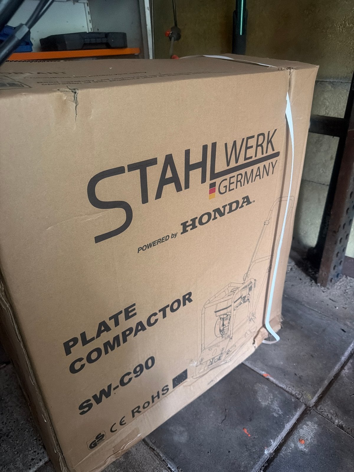Stahlwerk SW-C90 Plaatverdichter - Nieuw in doos, Ophalen of Verzenden