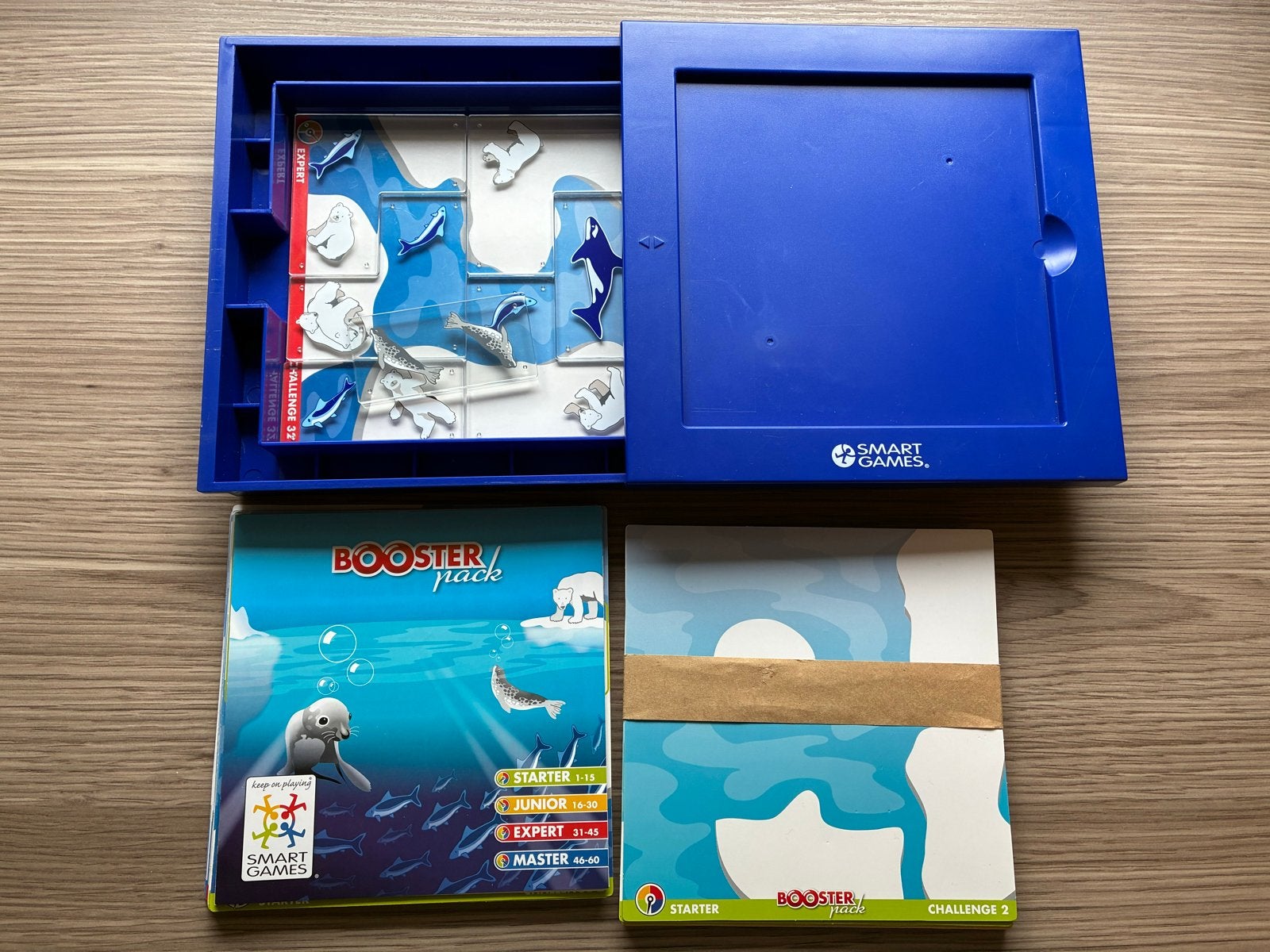 SmartGames Penguins on Ice + Booster Pack, Een of twee spelers, Ophalen of Verzenden, Zo goed als nieuw