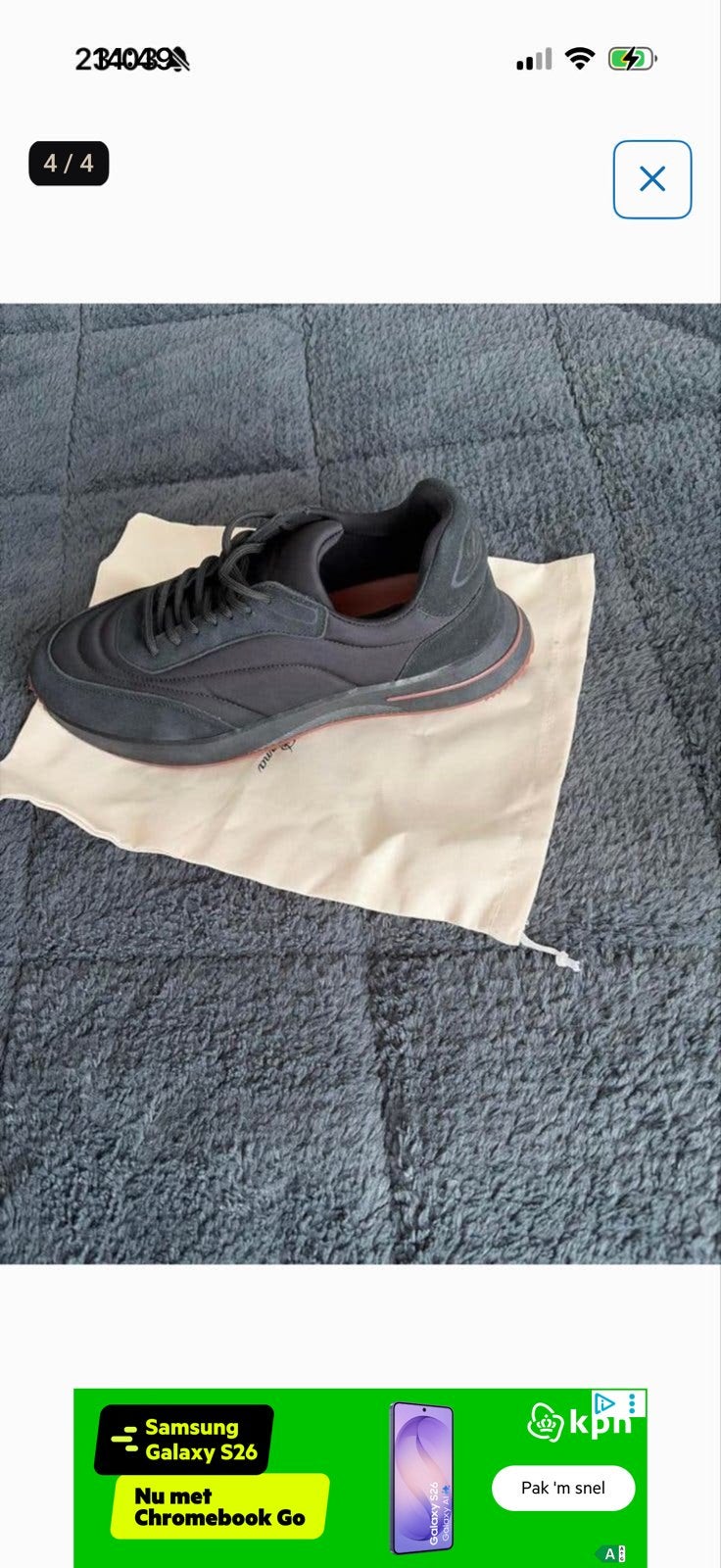 Loro Piana Sneakers Zwart   nieuw, Ophalen of Verzenden, Zo goed als nieuw, Zwart, Sneakers of Gympen