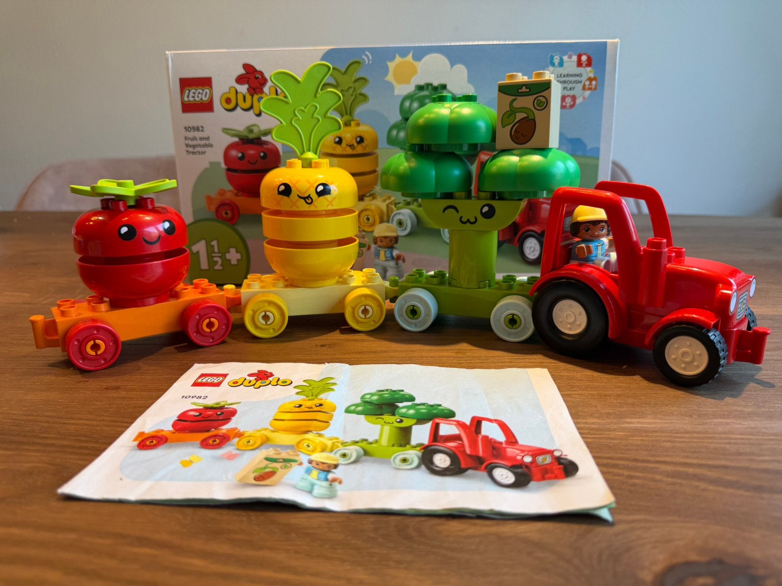 Duplo groente en fruit tractor (10982), Kinderen en Baby's, Speelgoed | Duplo en Lego, Ophalen of Verzenden, Zo goed als nieuw