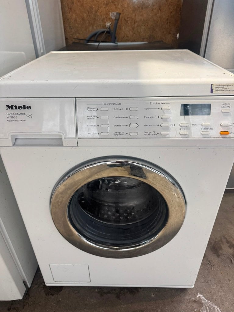 Miele Wasmachine schoon bovenlader bezorging, Gebruikt, Ophalen of Verzenden, Voorlader, 85 tot 90 cm
