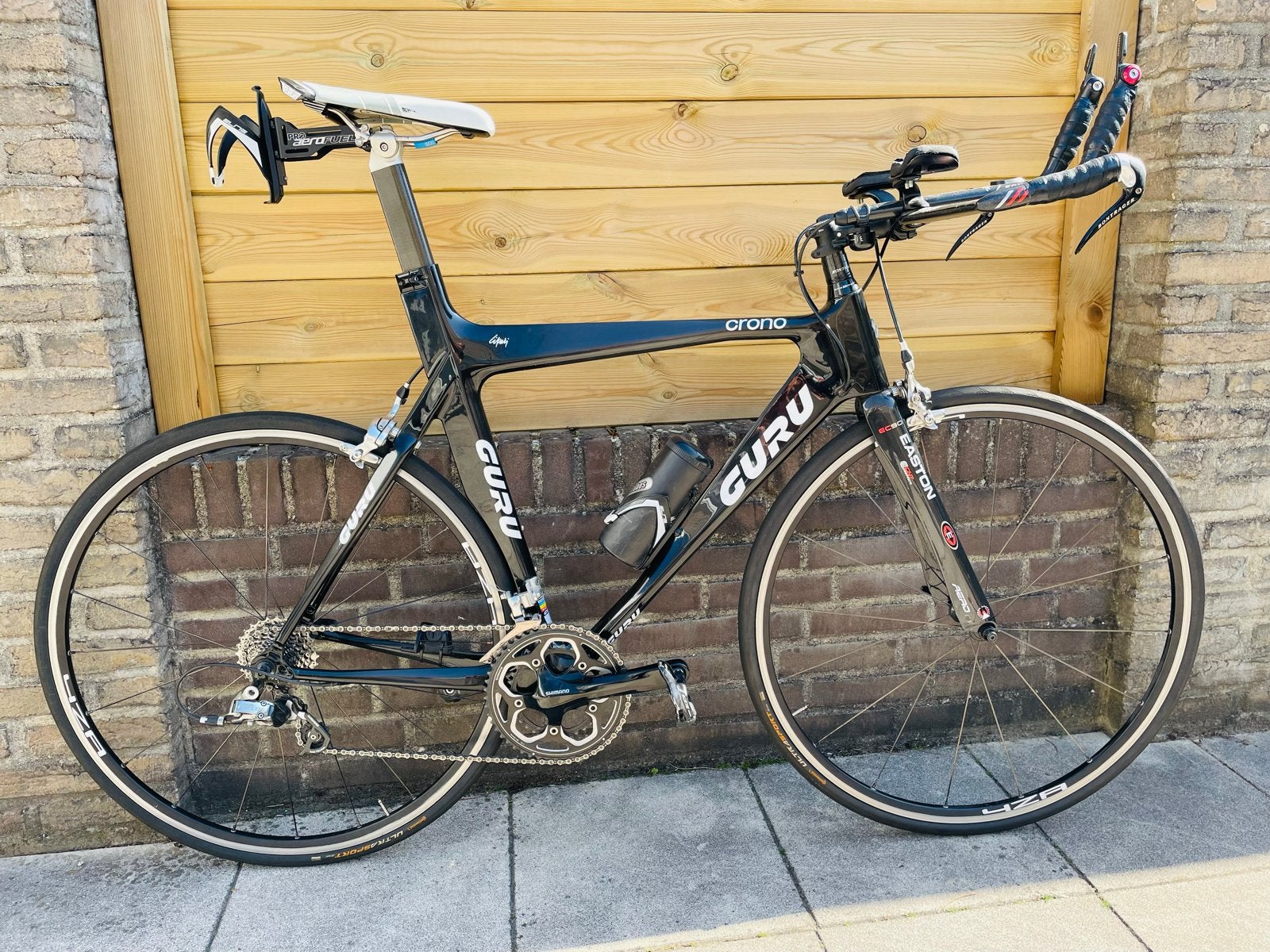 Guru Crono Triathlonfiets Carbon, Fietsen en Brommers, Fietsen | Racefietsen, 28 inch, Gebruikt, Carbon, Meer dan 20 versnellingen