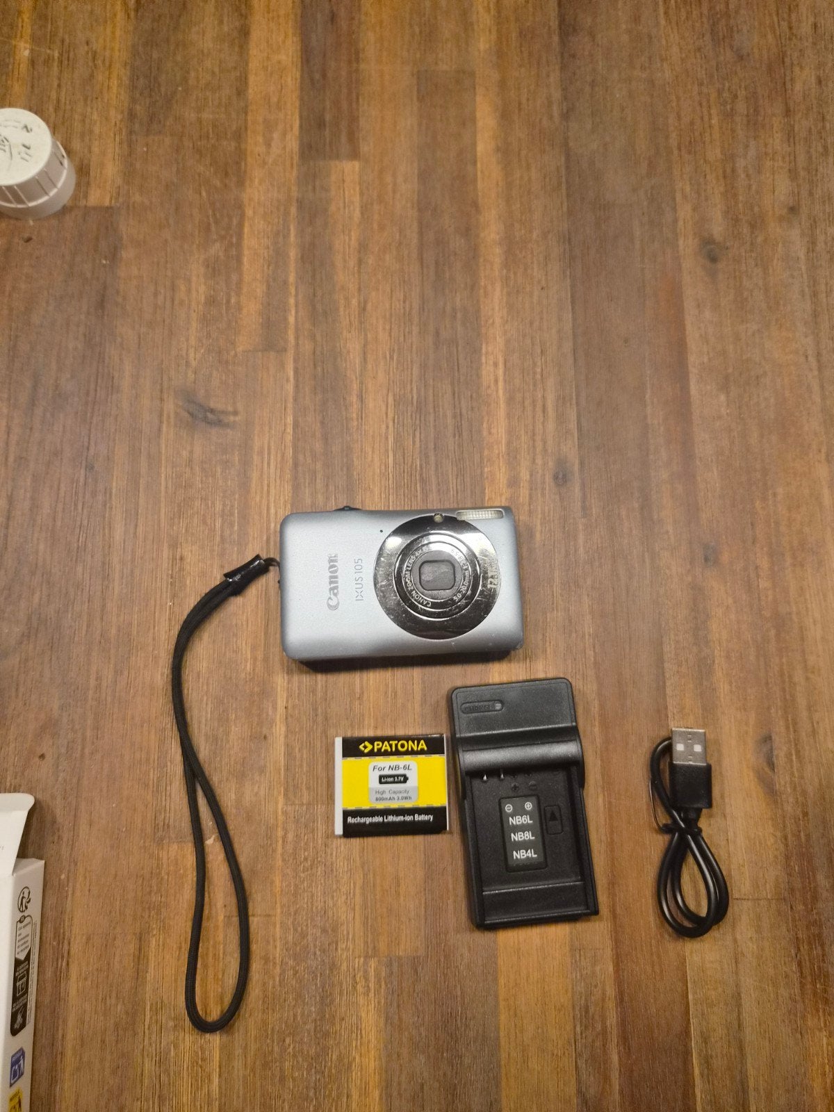 Canon Digital IXUS 105 Compactcamera met Oplader, Audio, Tv en Foto, Fotocamera's Digitaal, Ingebouwde flitser, Gebruikt, Canon