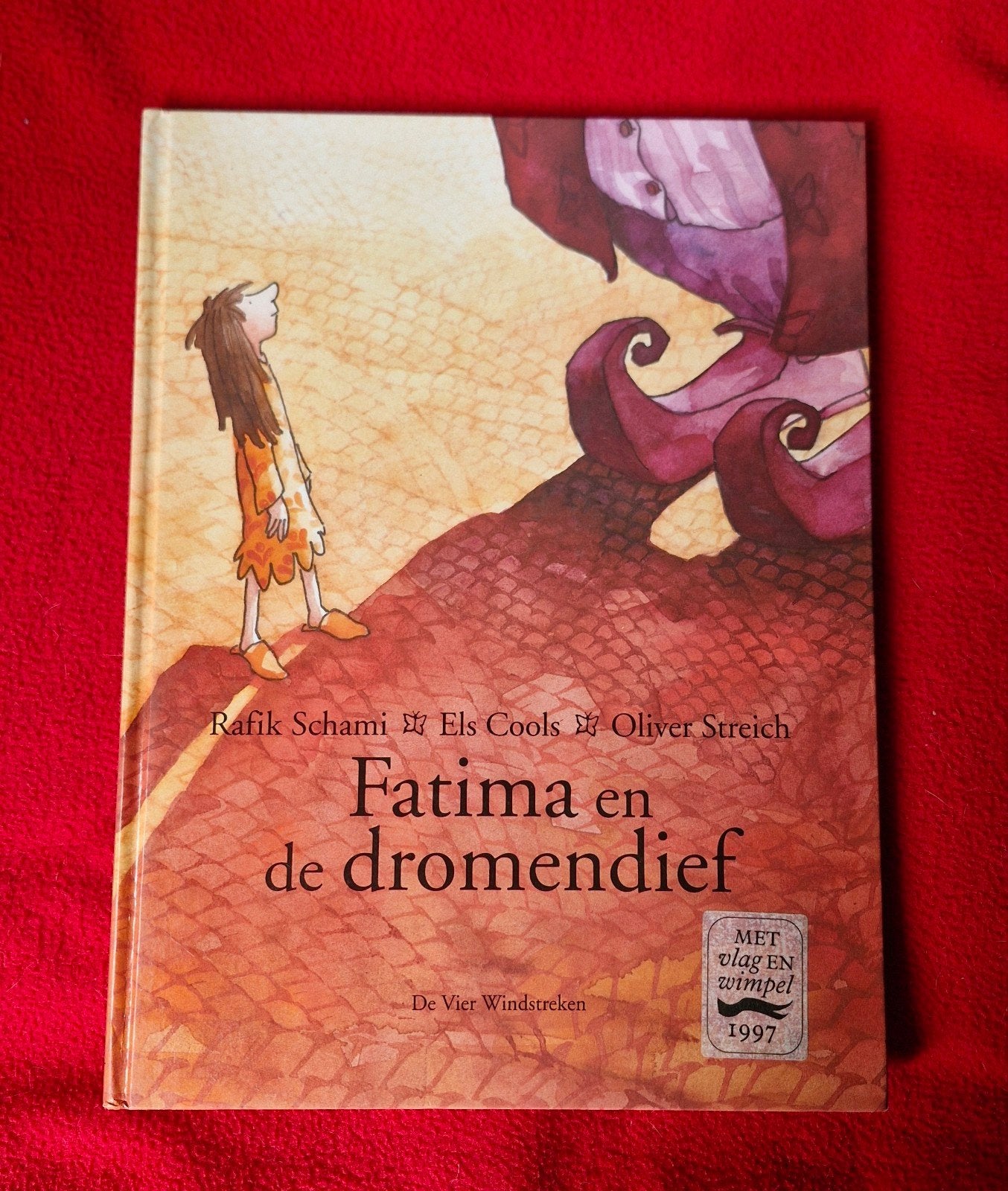 Fatima en de dromendief - Prentenboek, Ophalen of Verzenden, Zo goed als nieuw, Rafik Schami, Els Cools, Oliver Streich, Prentenboek