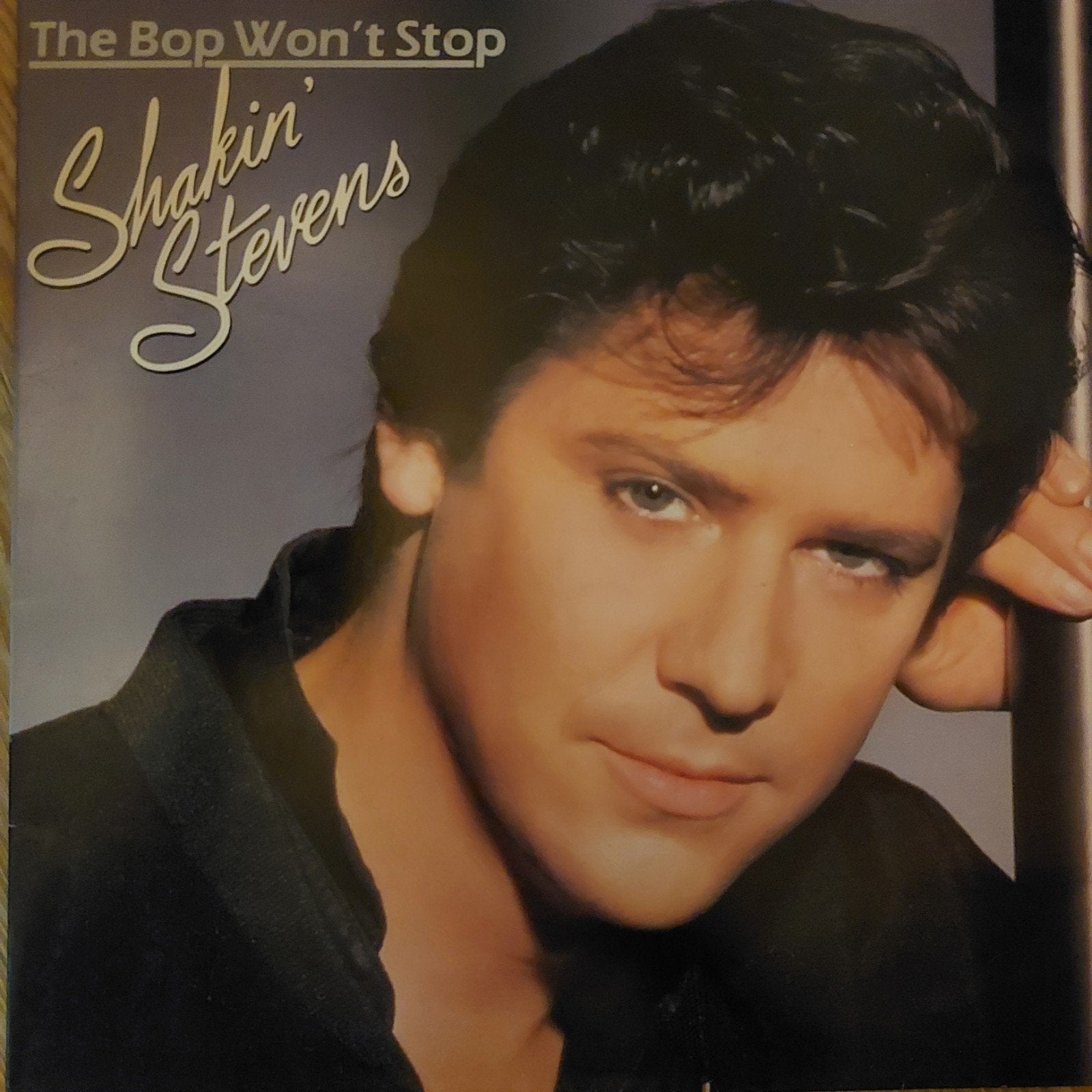 LP Shakin' Stevens - The bop won't stop, Cd's en Dvd's, Vinyl | Rock, Ophalen of Verzenden, 12 inch, Poprock, LP
