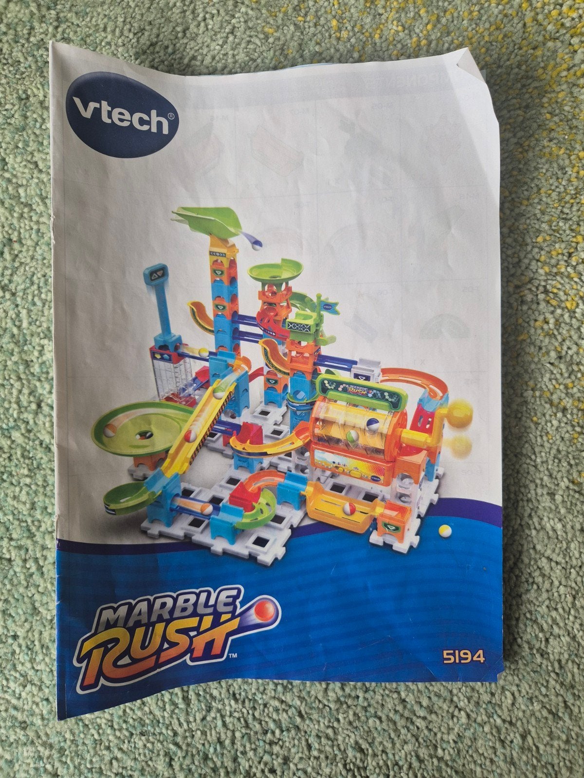 VTech Marble Rush Super Action Set knikkerbaan, Ophalen of Verzenden, Gebruikt