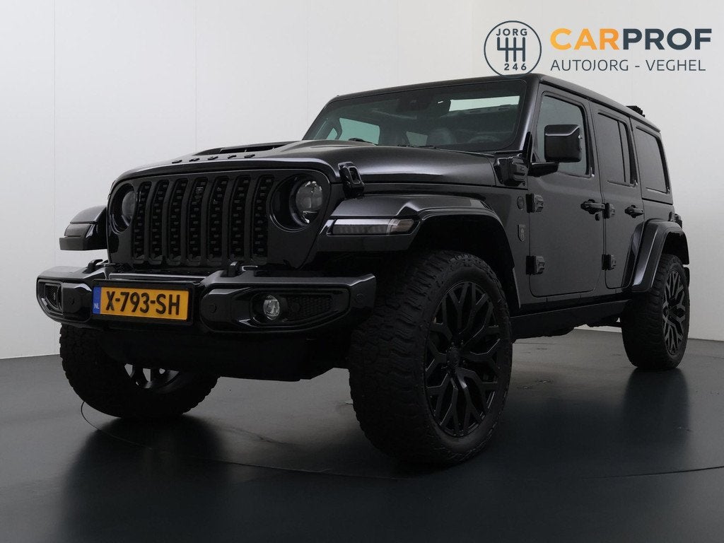 Jeep Wrangler Unlimited 4xe 380 Rubicon BRUTE Elektrische si, Automaat, Stof, 4 cilinders, Cabriolet