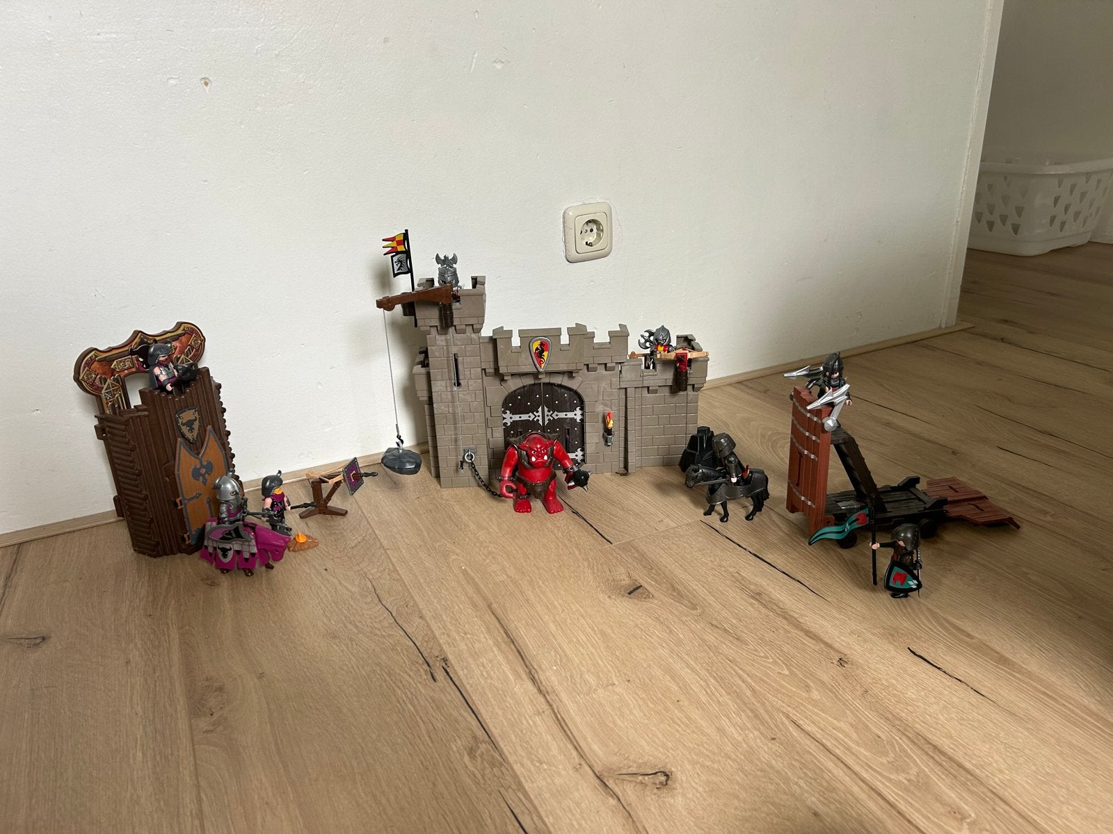 Playmobil Ridder Kasteel en Viking Fort Set, Ophalen of Verzenden, Gebruikt