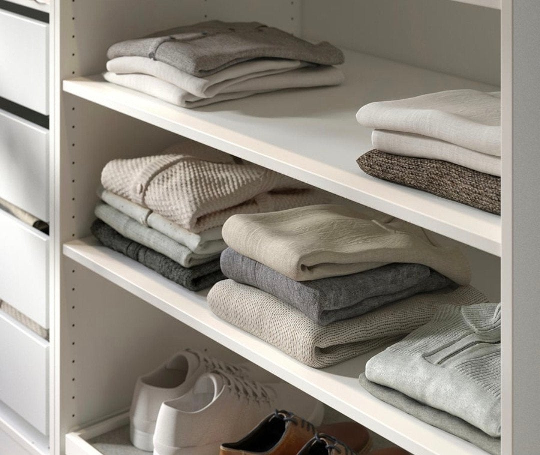 4x IKEA KOMPLEMENT Plank Wit, Huis en Inrichting, Kasten | Kledingkasten, Ophalen, Met plank(en), Modern, functioneel, Nieuw