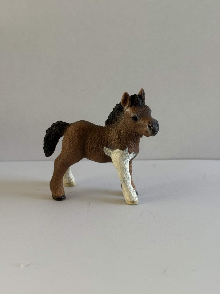 Schleich Paard Veulen Shetland 2014, Ophalen of Verzenden, Gebruikt, Dier