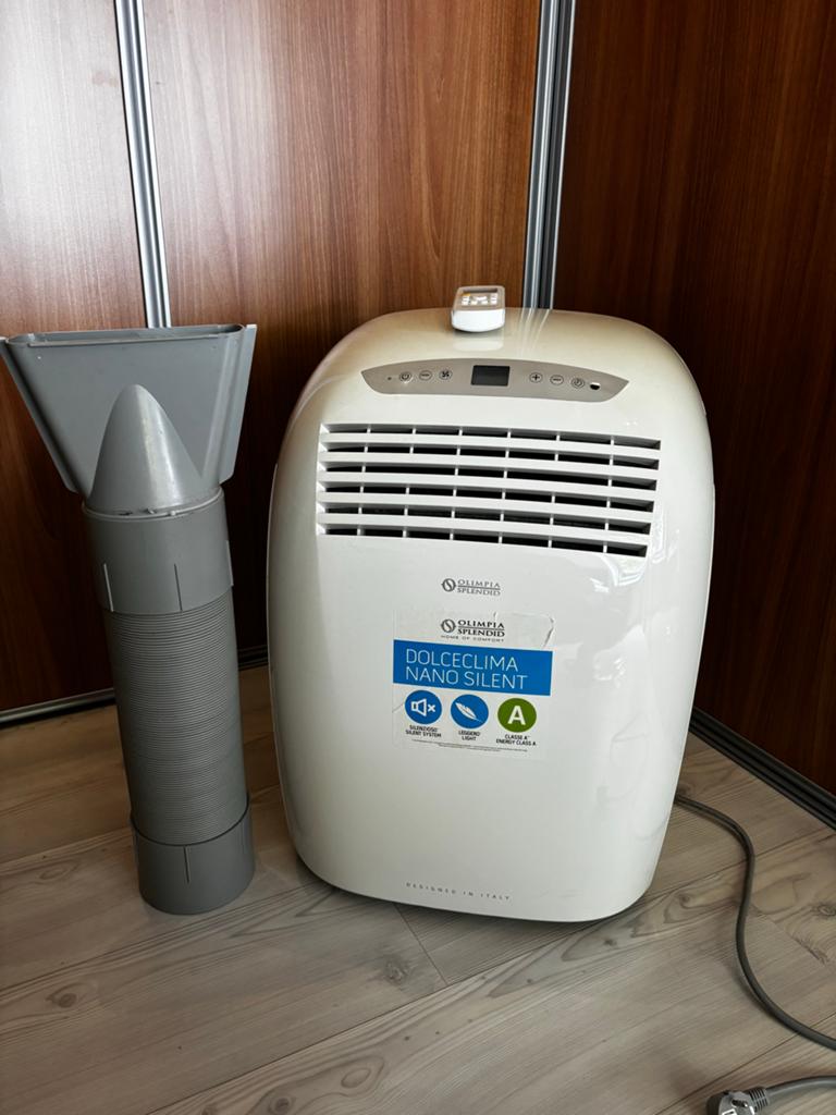 Olimpia Splendid Dolceclima Nano Silent Mobiele Airco, Ophalen, Minder dan 60 m³, 3 snelheden of meer, Zo goed als nieuw