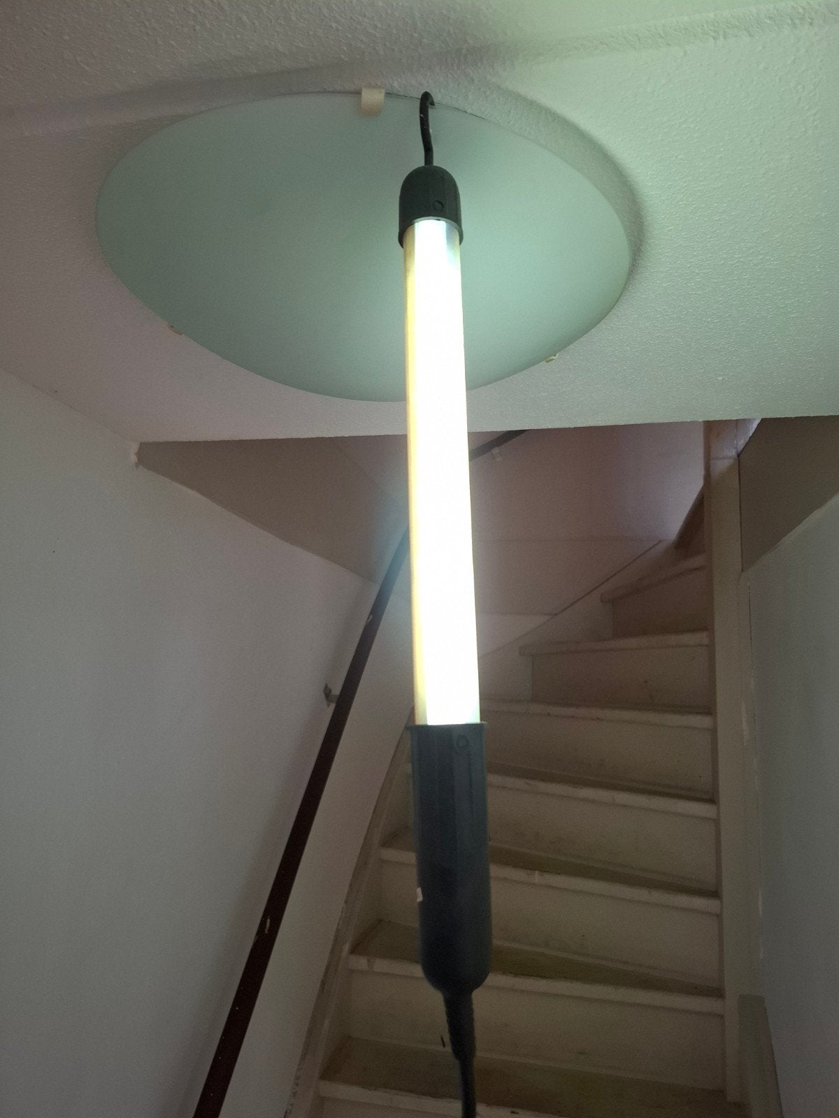 Handige Bouwlamp / Werkspot met Ophanghaak, Ophalen of Verzenden, Gebruikt, Minder dan 50 watt, Lamp