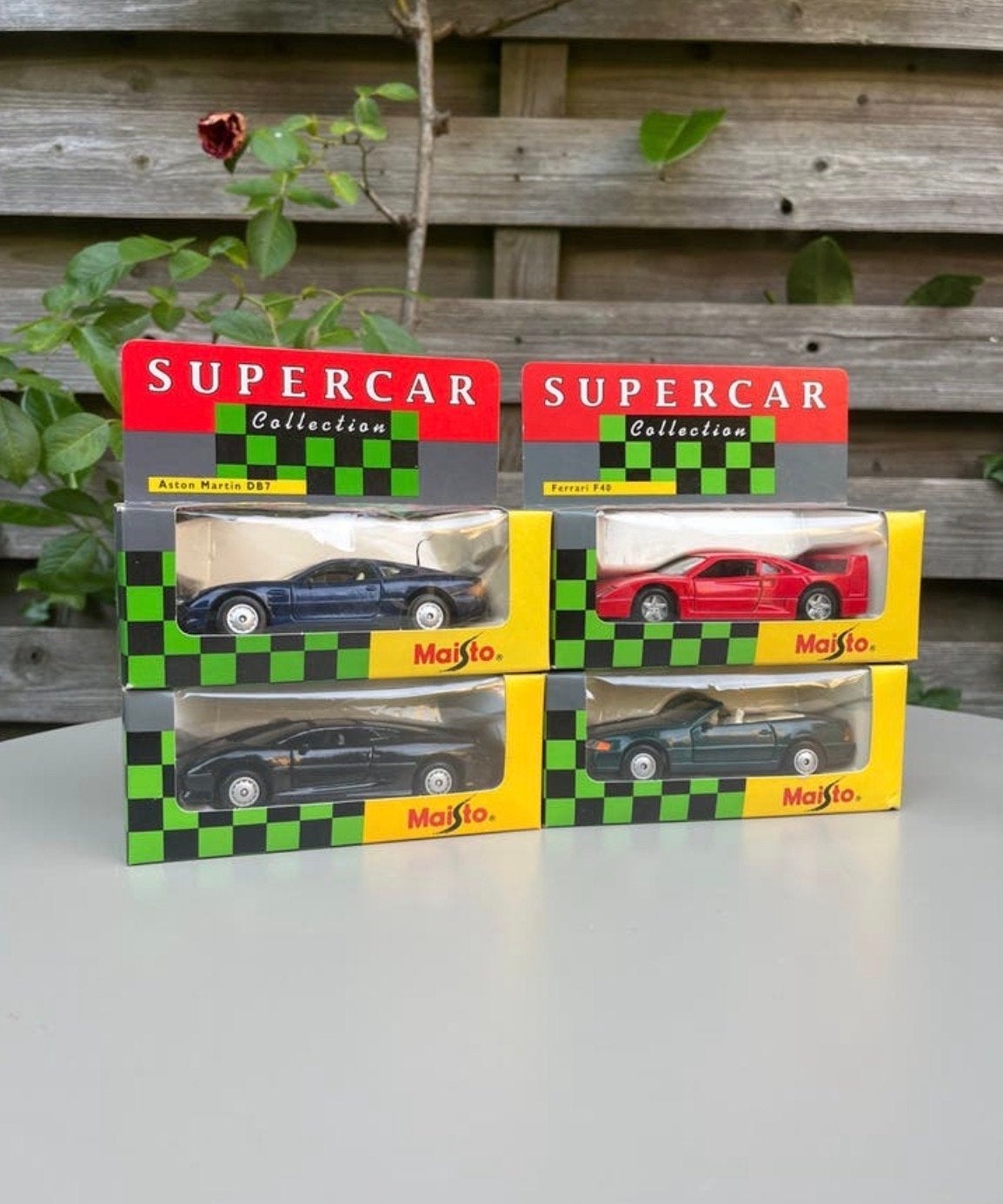 Maisto Supercar Collection: 4 Nieuwe Modellen in Doos, Overige merken, Auto, 1:32 tot 1:50, Nieuw